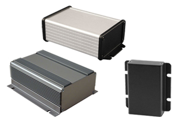 Profile enclosures made from extruded aluminium add greater functionality to the standard series.